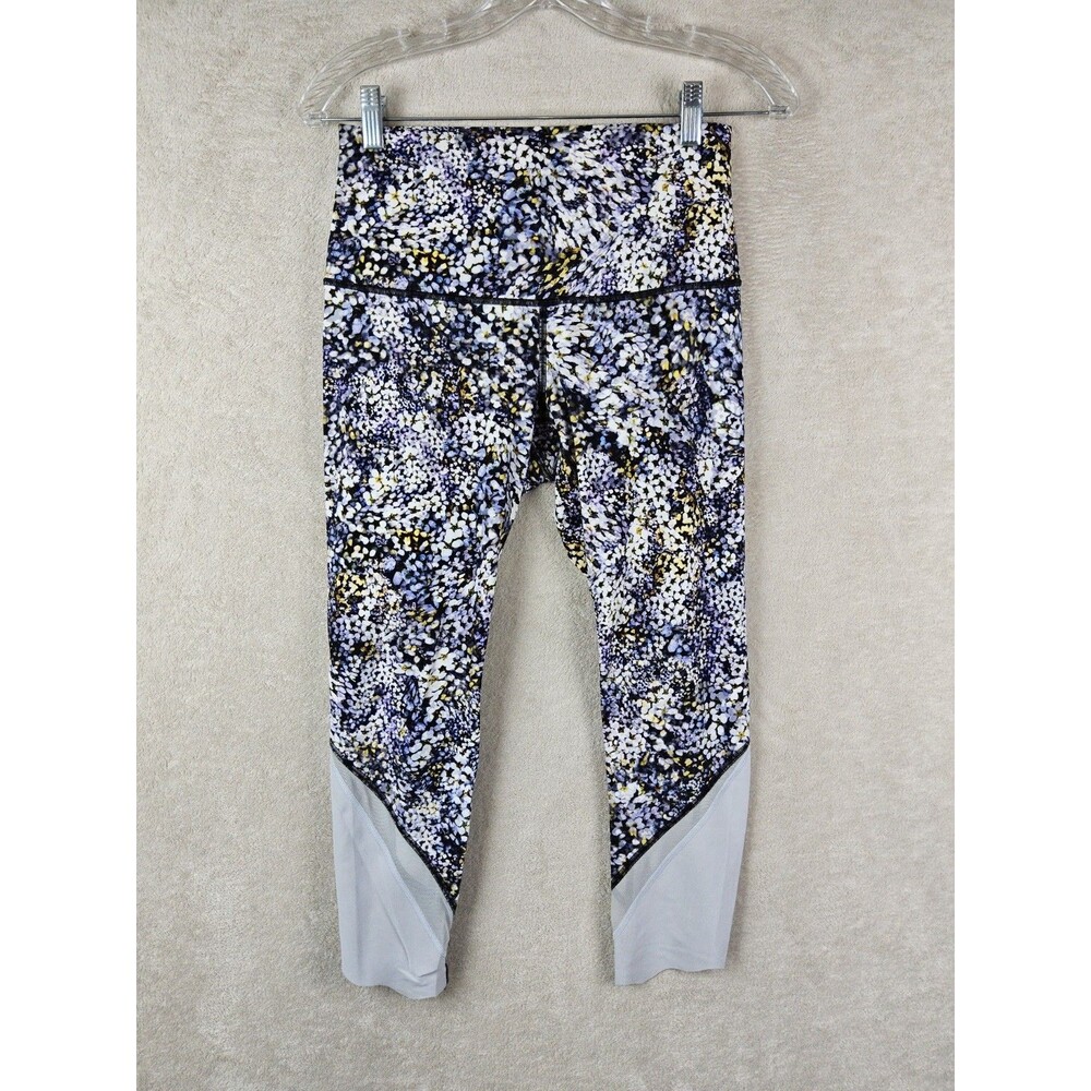 Lululemon Women’s Wavy Calf High Rise Crop Athletic Leggings Size 10
